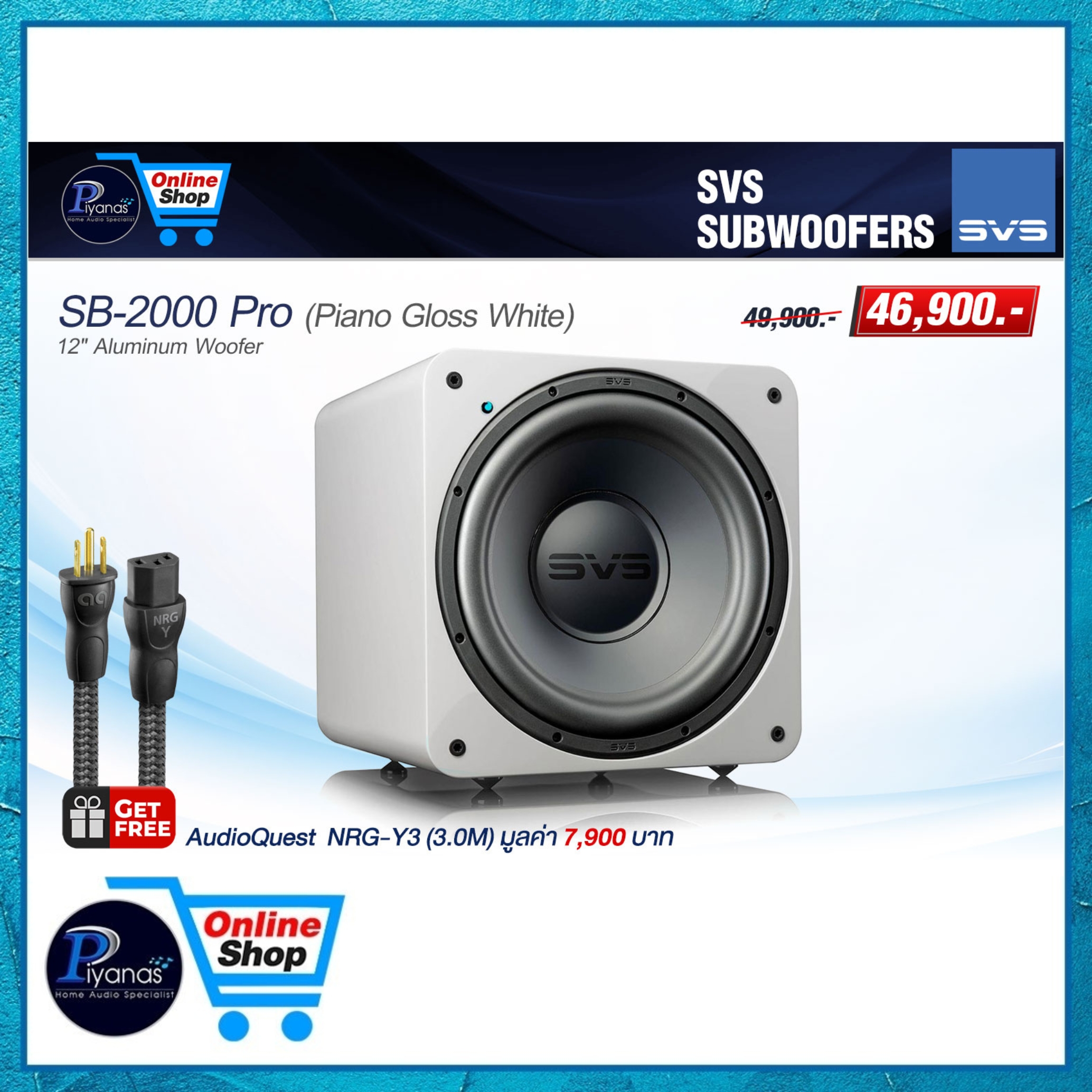 ซับวูฟเฟอร์ SVS : SB-2000 PRO (PIANO GLOSS WHITE)_5